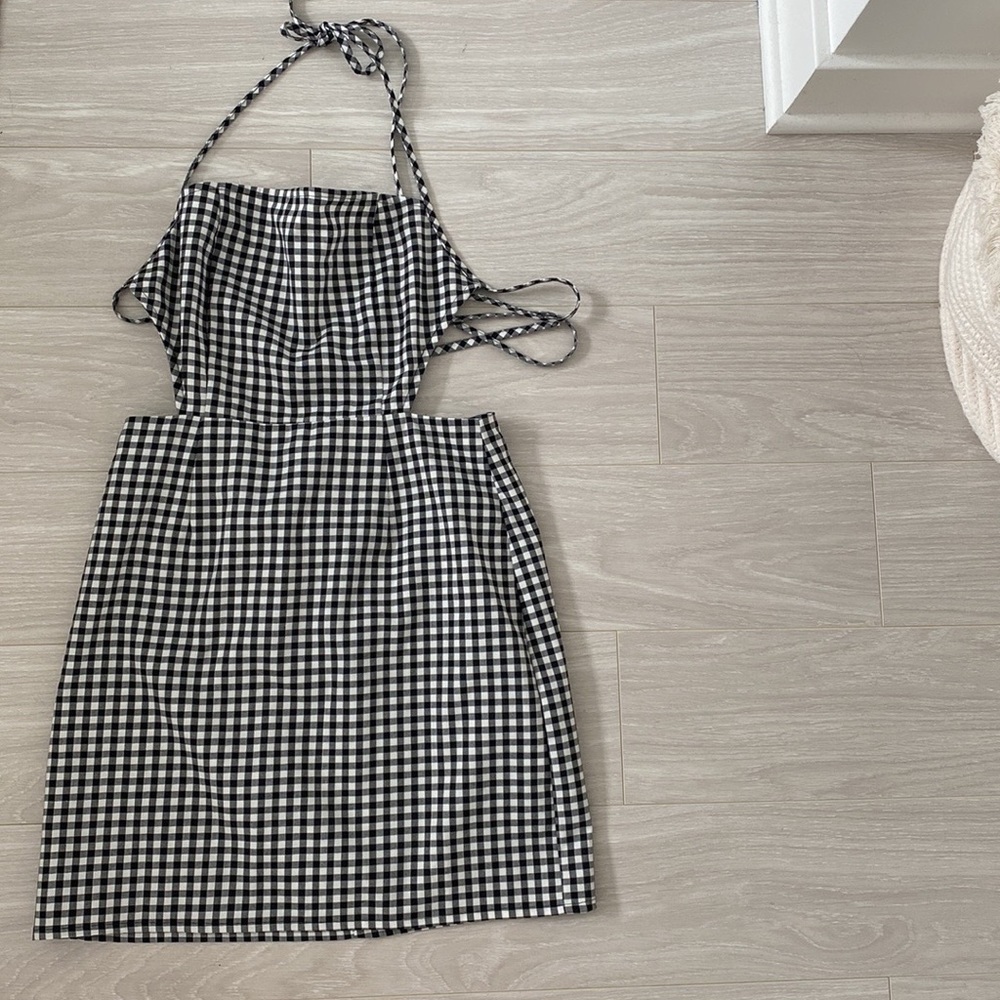 Mini Gingham Dress